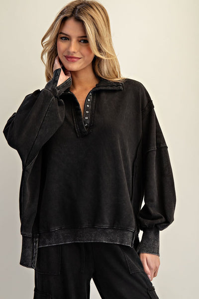 Freedom Pullover - BLACK
