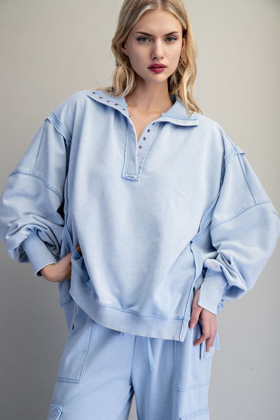 Freedom Pullover -  PERIWINKLE