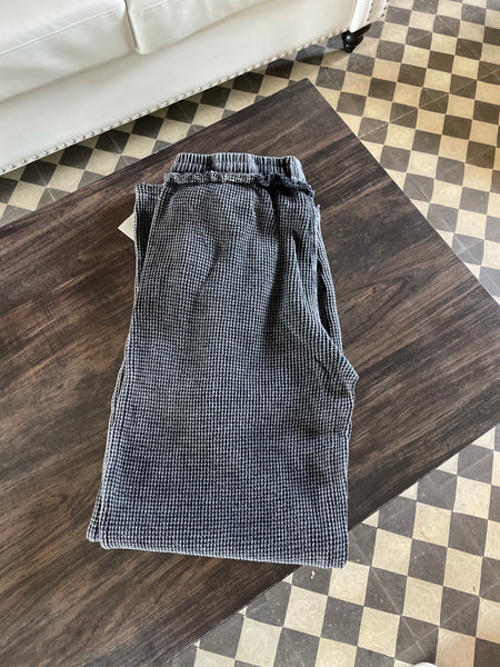 Mineral Wash Waffle Pants
