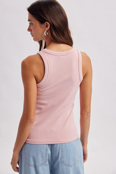 Cece Crew Tank - Pink