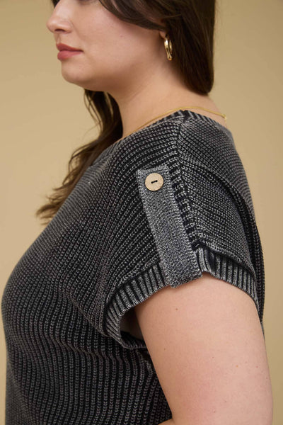 PLUS Button Detail Sweater