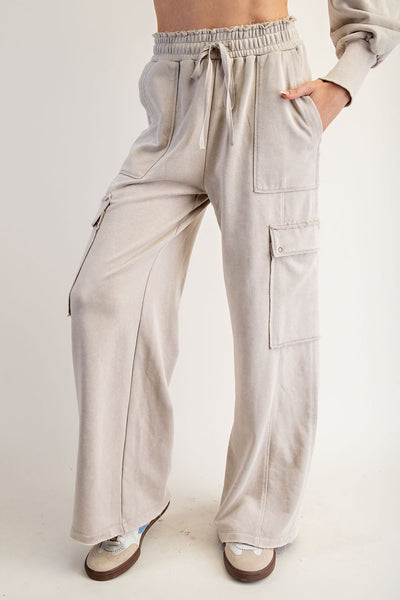 Snow Washed Cargo Pants
