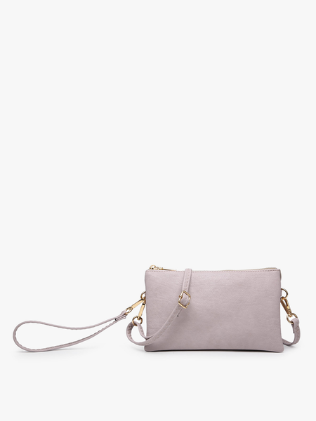 M013 Riley Monogrammable 3 Compartment Crossbody/Wristlet