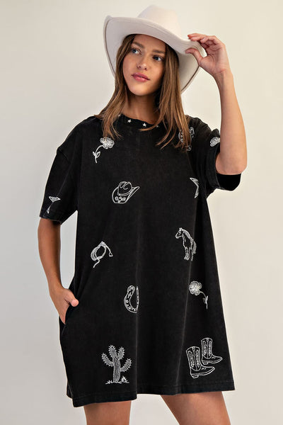 Western Tshirt Dress