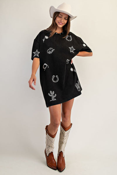 Western Tshirt Dress