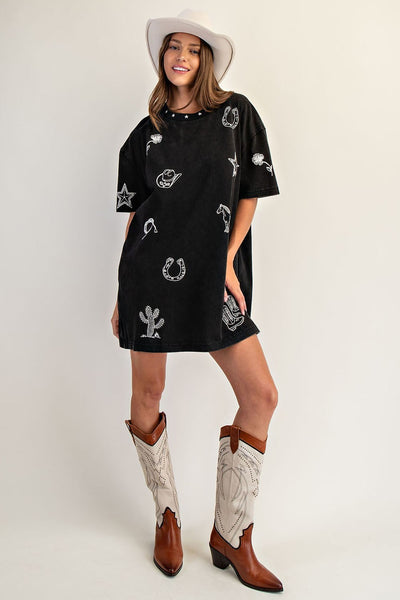 Western Tshirt Dress