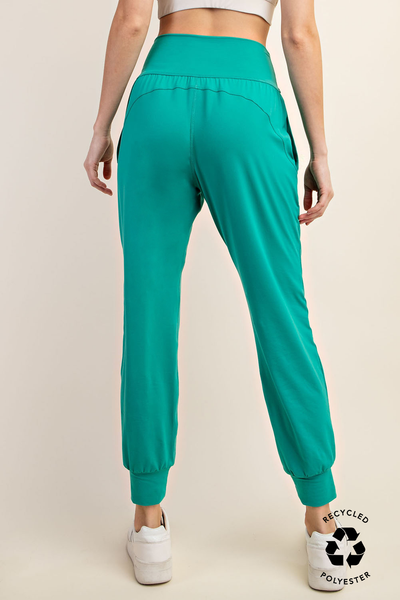 BUTTER JOGGERS - Aqua Blue