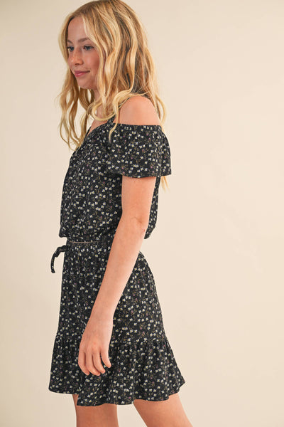 GIRLS OFF SHOULDER SKIRT SET
