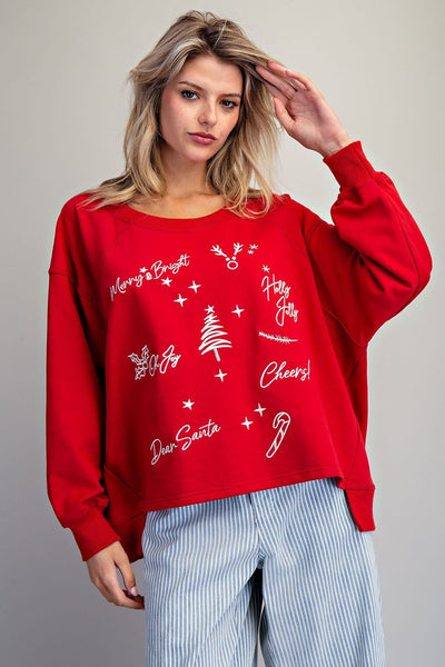 Christmas Hi-Lo Sweater