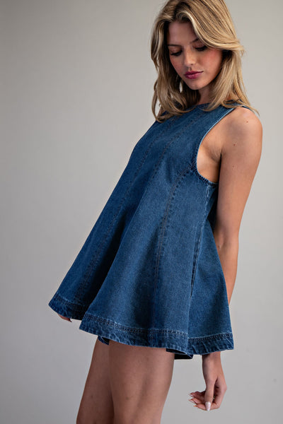 Ella Denim Tank