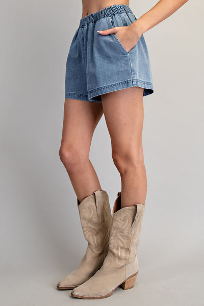 Daisy Denim Short