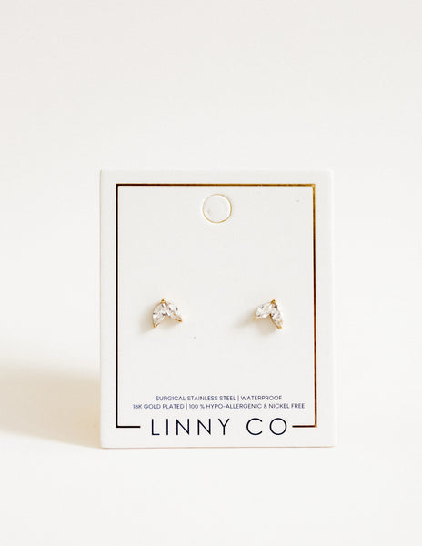 Screwback Stud Earrings - Nova