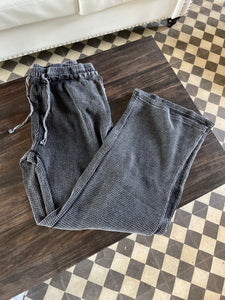 Mineral Wash Waffle Pants