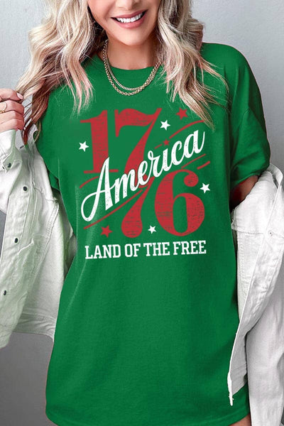 America 1776 Graphic Heavy Cotton Tee