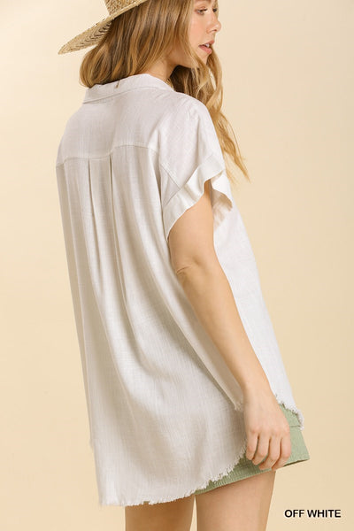 Sarah Linen Top