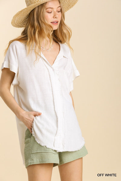 Sarah Linen Top