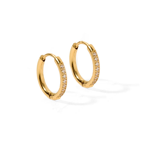 Huggie Earrings-  Scarlett Hoop 12mm