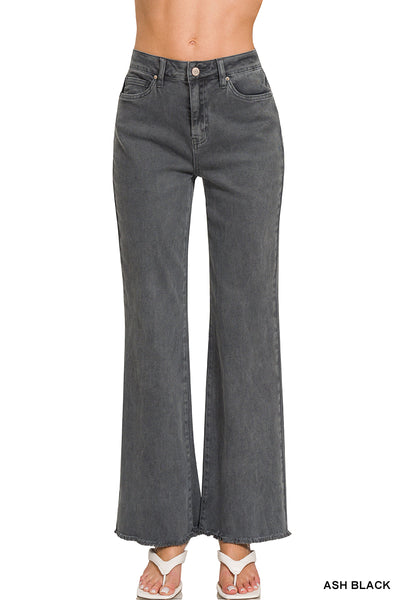 Ash Black Wide Leg Jean