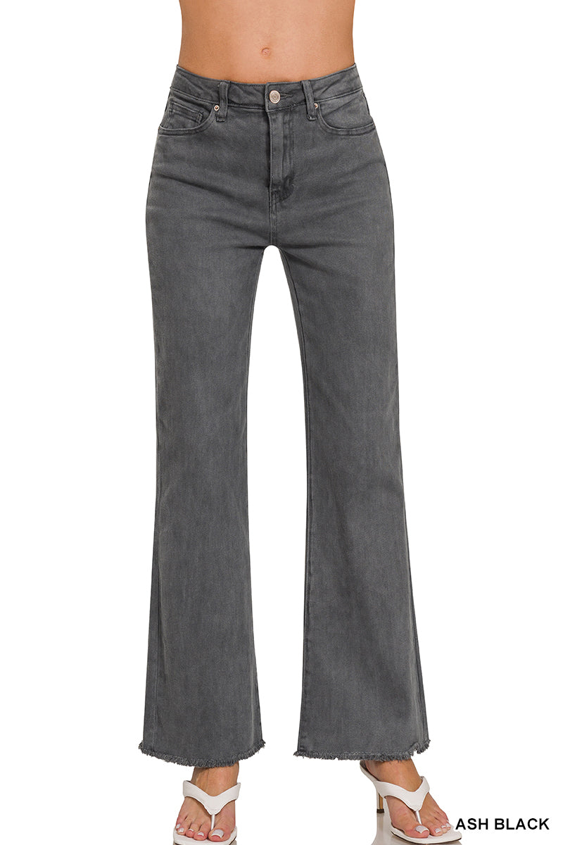 Ash Black Wide Leg Jean