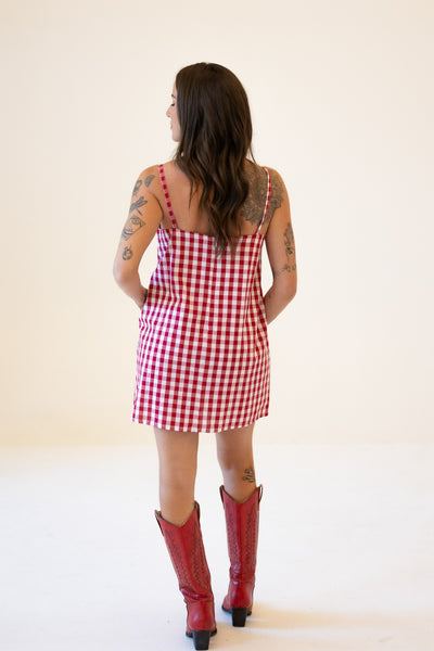 Nebraska Gingham Skort Dress