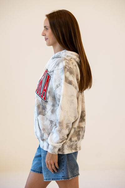 Nebraska White Camo Hoodie