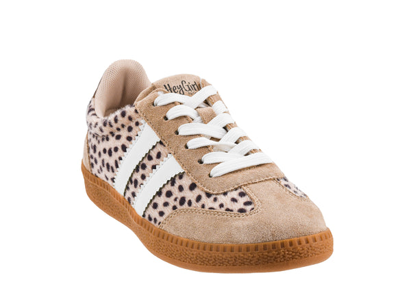 Corkys Heads Up Sneaker - Sand Leopard