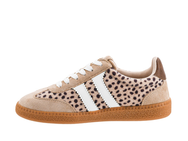 Corkys Heads Up Sneaker - Sand Leopard