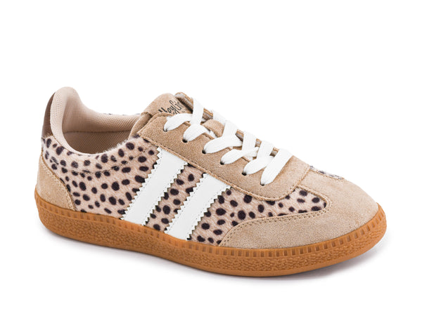 Corkys Heads Up Sneaker - Sand Leopard