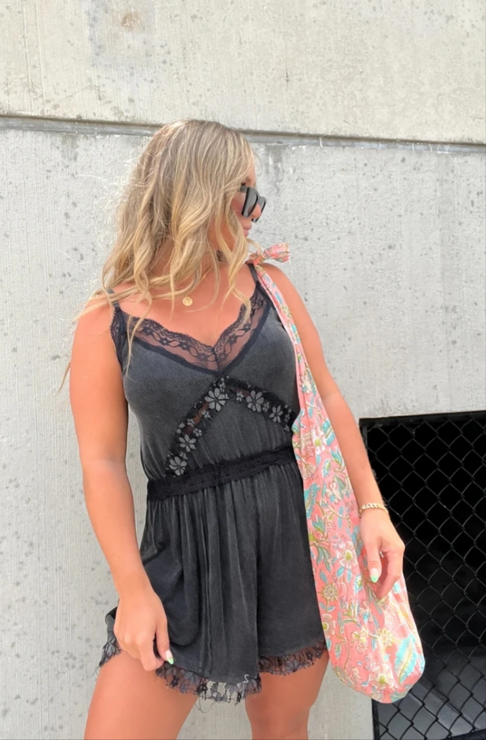 Boho Lace Romper
