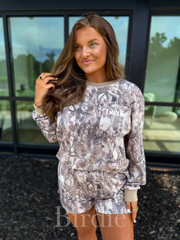 Camo Long Sleeve and Short Set