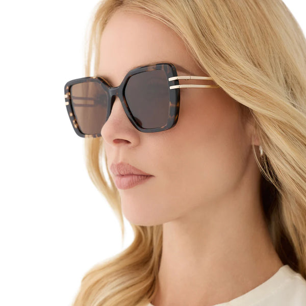 DIFF Dasha Sunglasses - TORTOISE POLARIZED