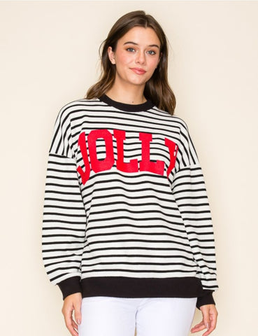 Jolly Stripe Sweater - Ivory