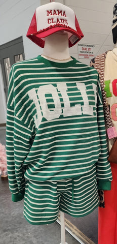 Jolly Stripe Sweater - Green