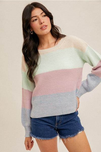 Soft Colorblock Sweater