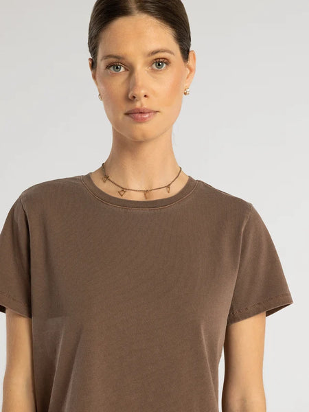Asher Tee - MAHOGANY