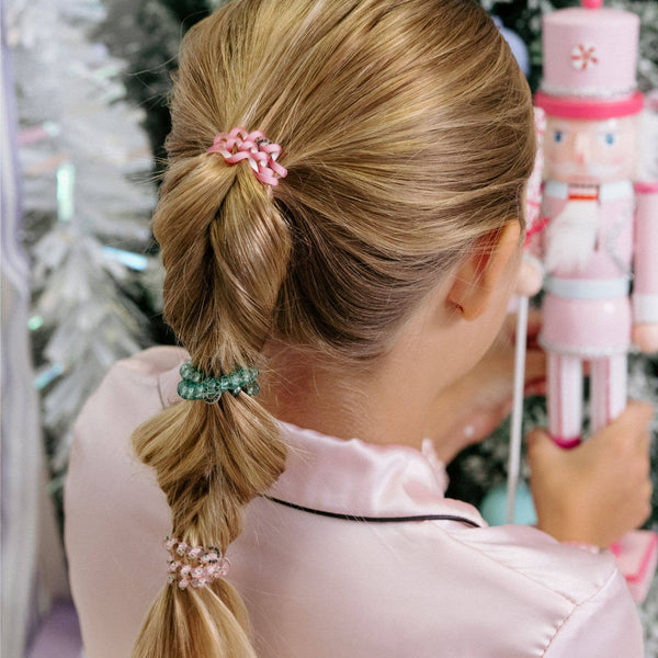 Spiral Hair Coils | Small | Merry Pinkmas Hair Ties