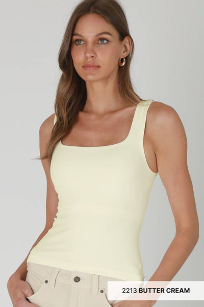 HLB Square Tank - Butter Cream