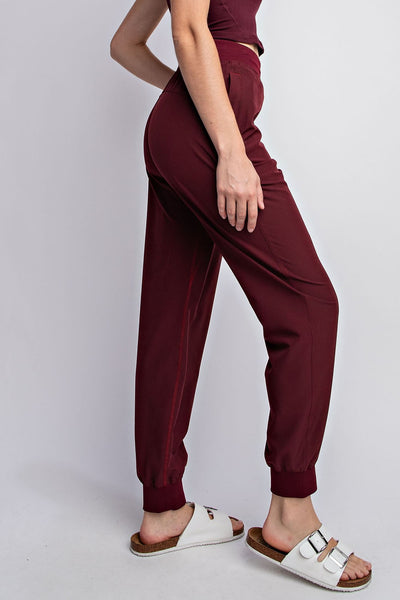 Oxford Joggers - Merlot