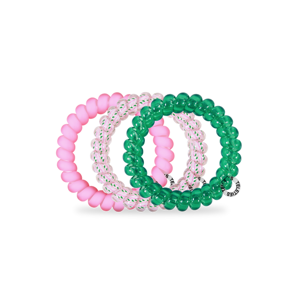 Spiral Hair Coils | Large | Merry Pinkmas Hair Ties