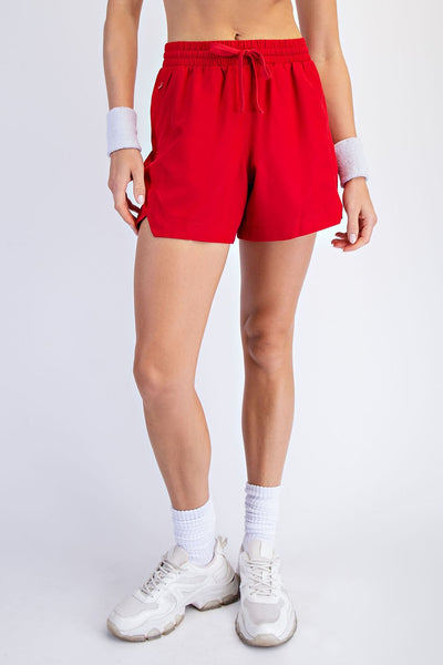 HLB Active 5in Shorts - True Red