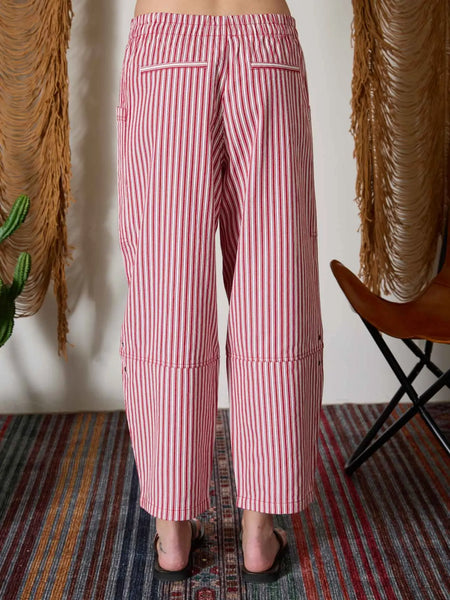 Striped Red Pants