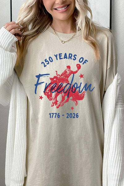 Freedom 250 Graphic Heavy Cotton Tee