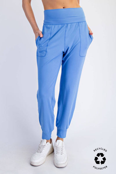 BUTTER JOGGERS - Aqua Blue