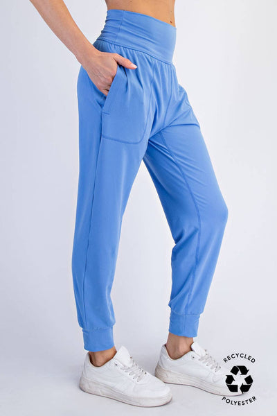 BUTTER JOGGERS - Aqua Blue