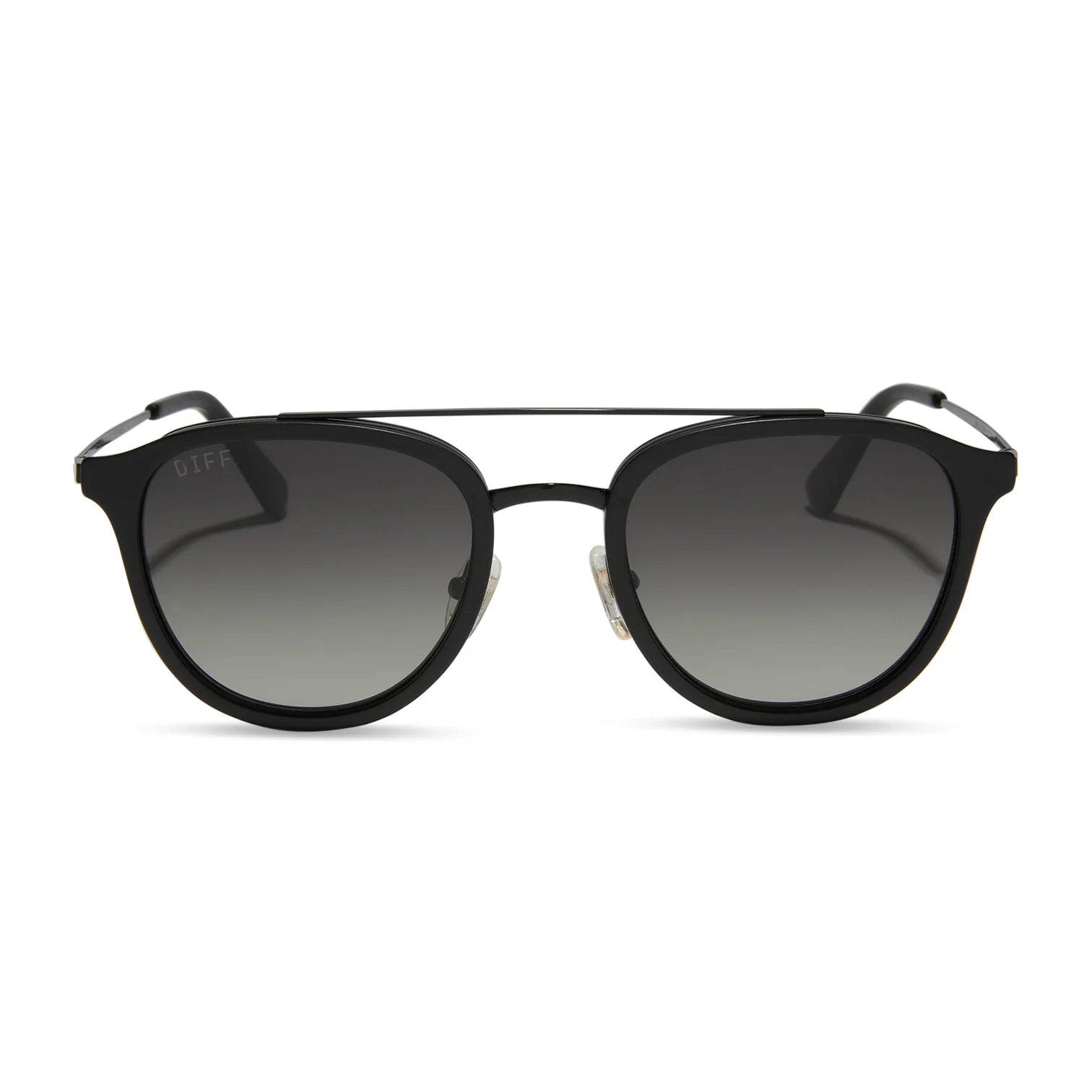 DIFF Camden Sunglasses - Polarized MATTE BLACK