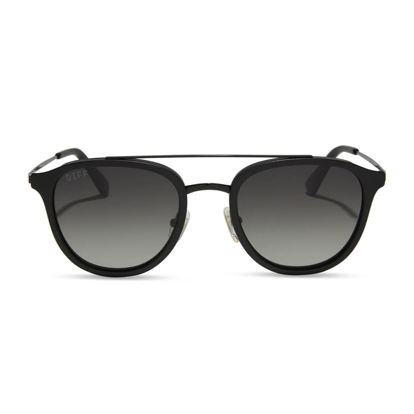 DIFF Camden Sunglasses - Polarized MATTE BLACK