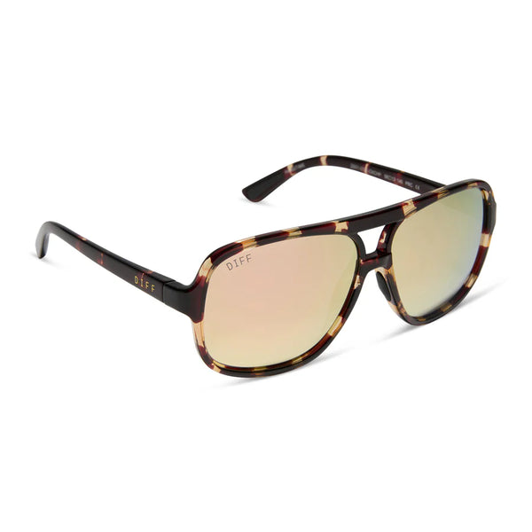 DIFF Hangtime Sport Sunglasses - TORTOISE POLARIZED