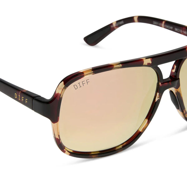 DIFF Hangtime Sport Sunglasses - TORTOISE POLARIZED