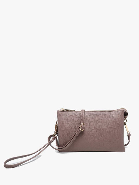 M013 Riley Monogrammable 3 Compartment Crossbody/Wristlet