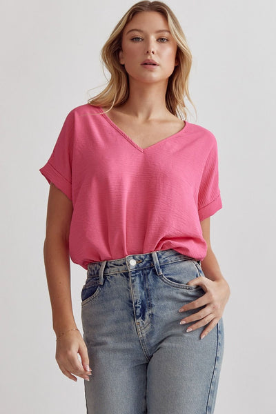 HLB Short Sleeve Bodysuit - Pink